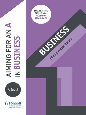 cover image of Aiming for an a in A-level Business
